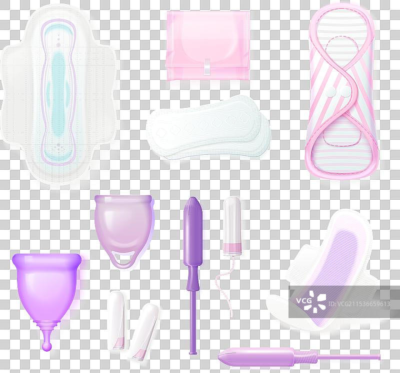 真实的女性卫生产品图片素材
