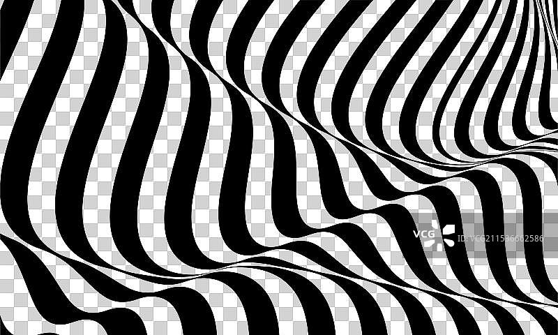 黑白条纹抽象表面原创图片素材