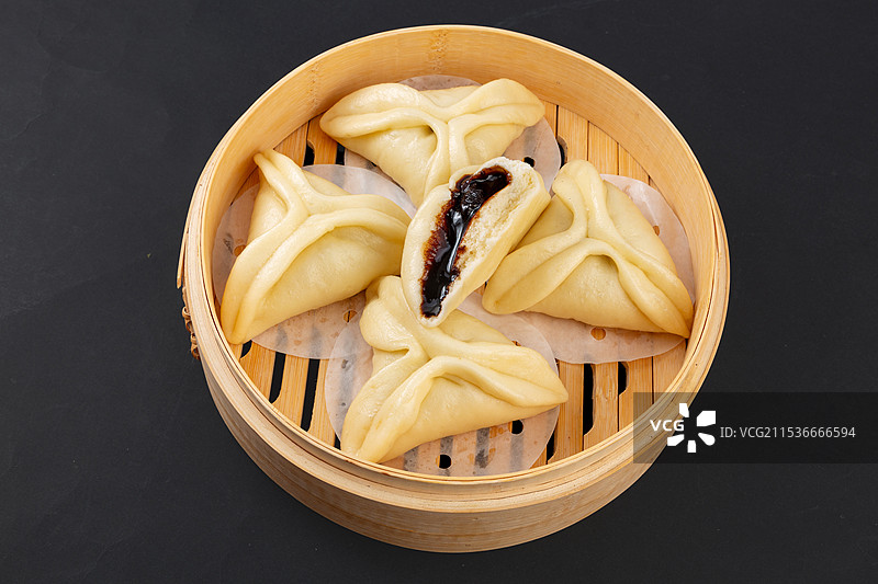 手工糖三角蒸馍糖包图片素材