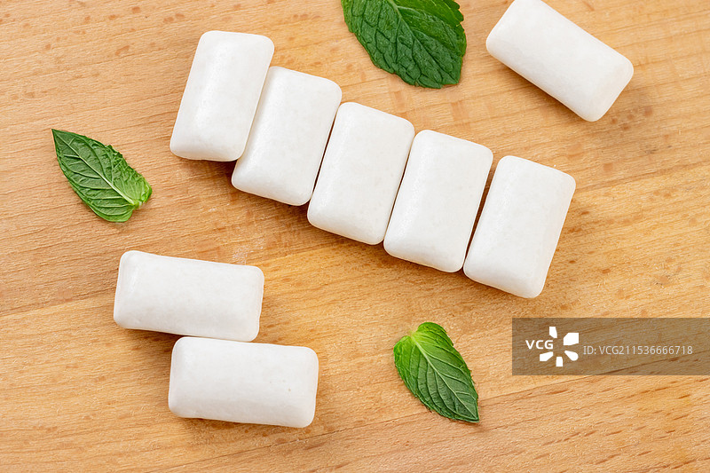 薄荷味口香糖图片素材