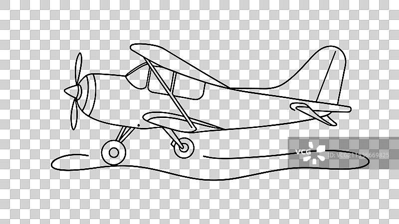 超轻型飞机空运隔离图图片素材