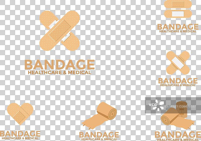 创可贴标志设计合集图片素材