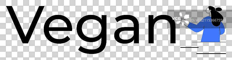 极简设计的素食生活方式推广图片素材