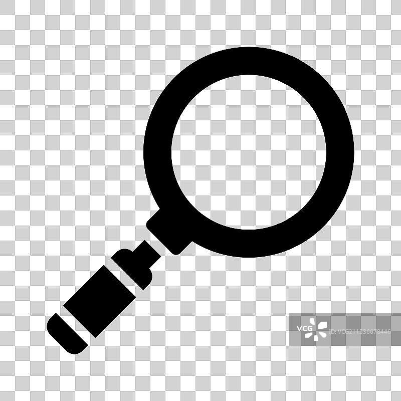 放大镜图片素材