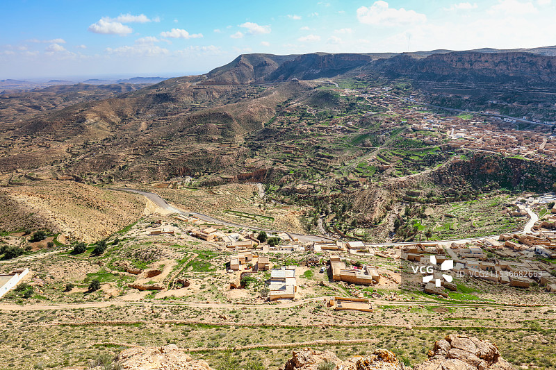突尼斯古村chenini图片素材