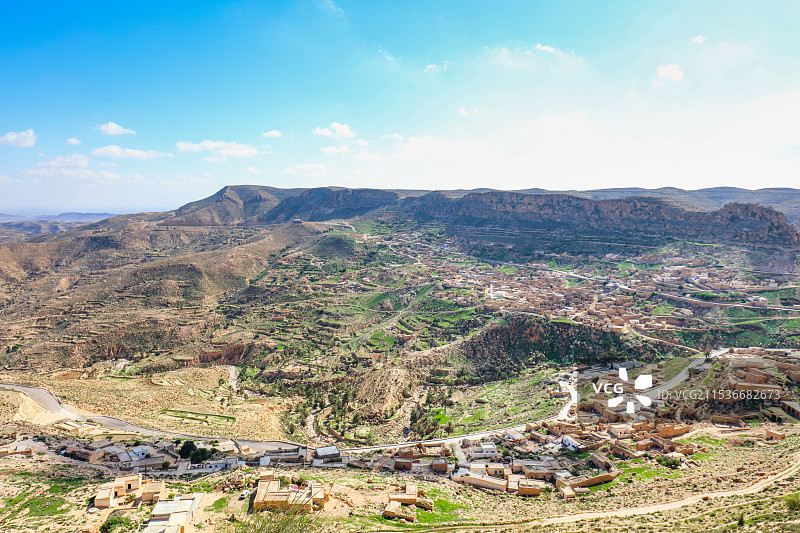 突尼斯古村chenini图片素材