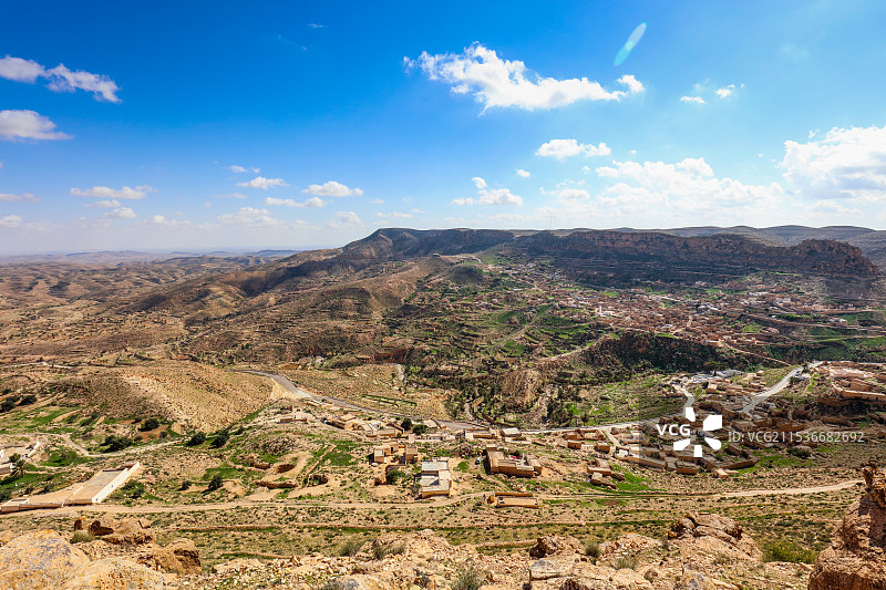 突尼斯古村chenini图片素材