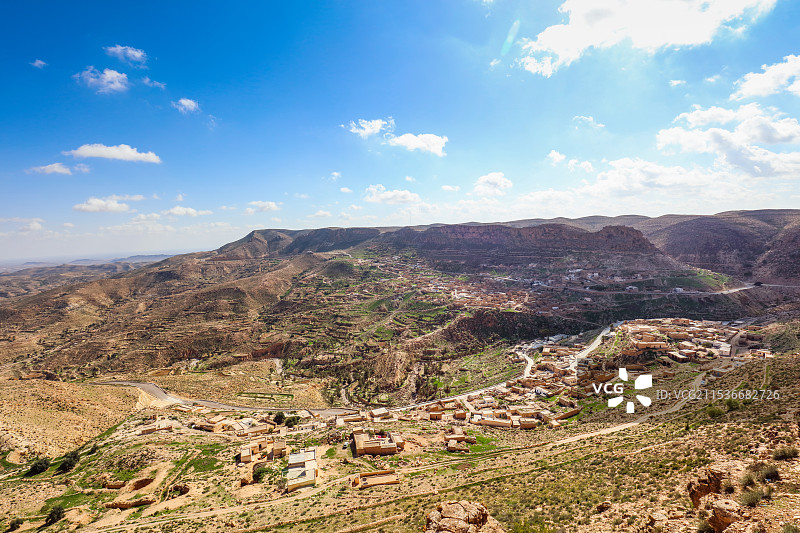 突尼斯古村chenini图片素材