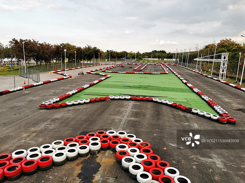 卡丁车赛道场地图片素材