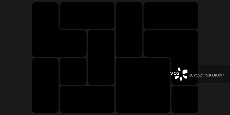 黑色网格模板便当盒用户界面照片框图片素材