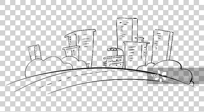 城市风景元素图片素材