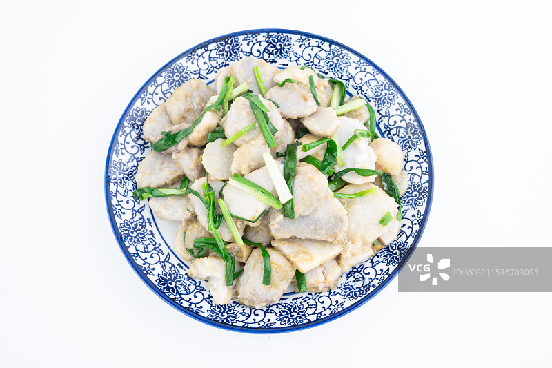 一碟香葱芋头图片素材