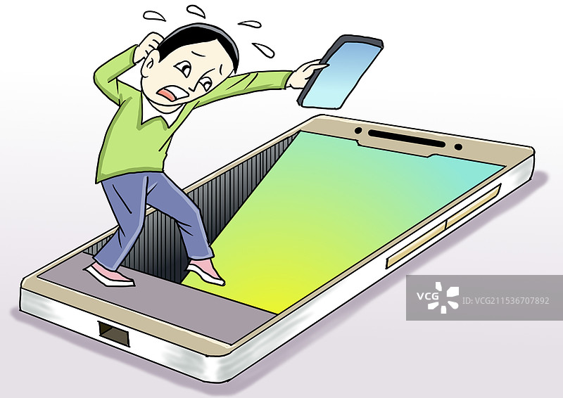 电信诈骗暗藏陷阱图片素材