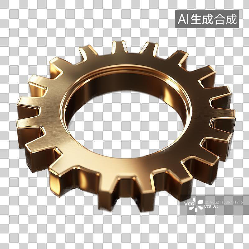【AI数字艺术】齿轮免扣元素图片素材