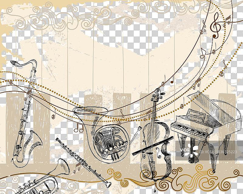 音乐背景图片素材