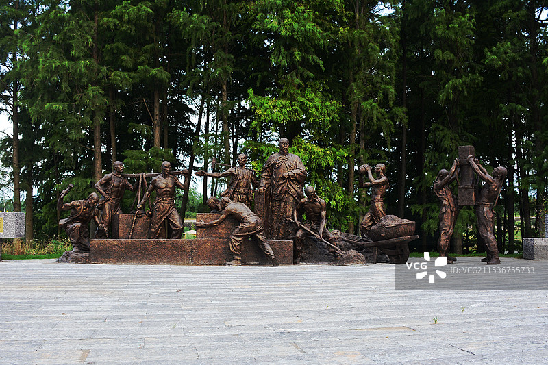 周桥雕塑图片素材