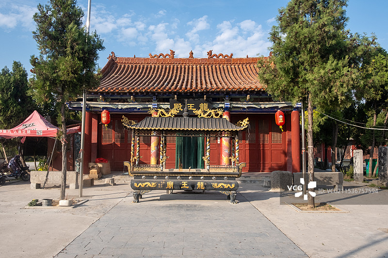 河南鹤壁鹿台遗址鹿台阁图片素材