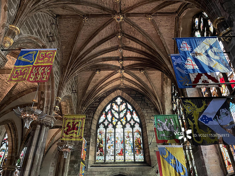 爱丁堡圣吉尔斯大教堂 St Giles' Cathedral图片素材