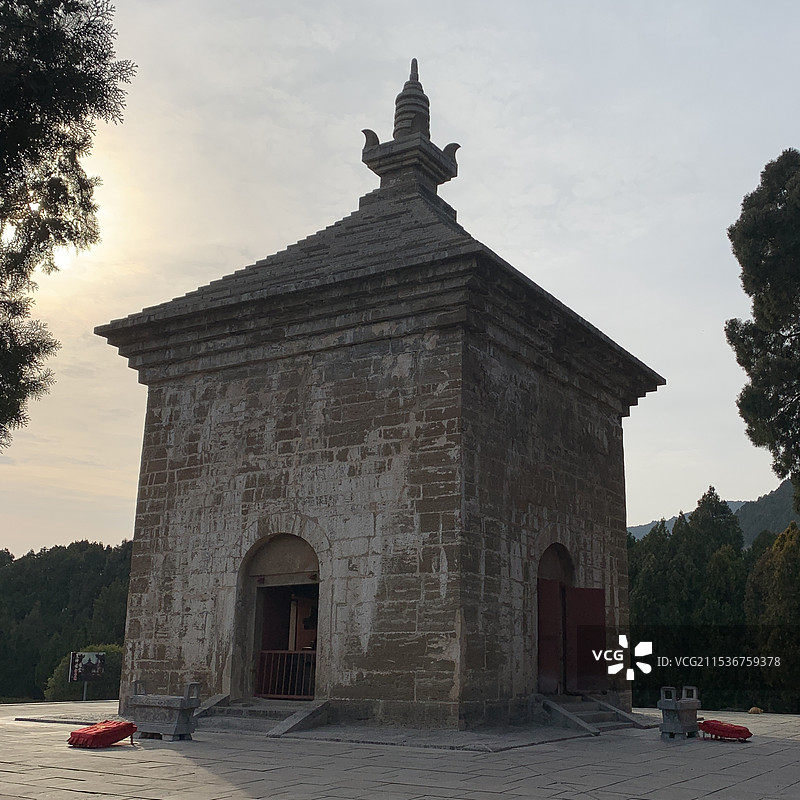 四门塔图片素材