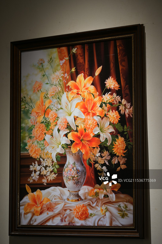 酒店装饰艺术油画图片素材