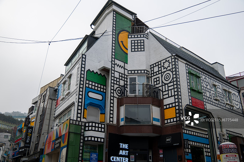 城市建筑物仰天俯视图片素材