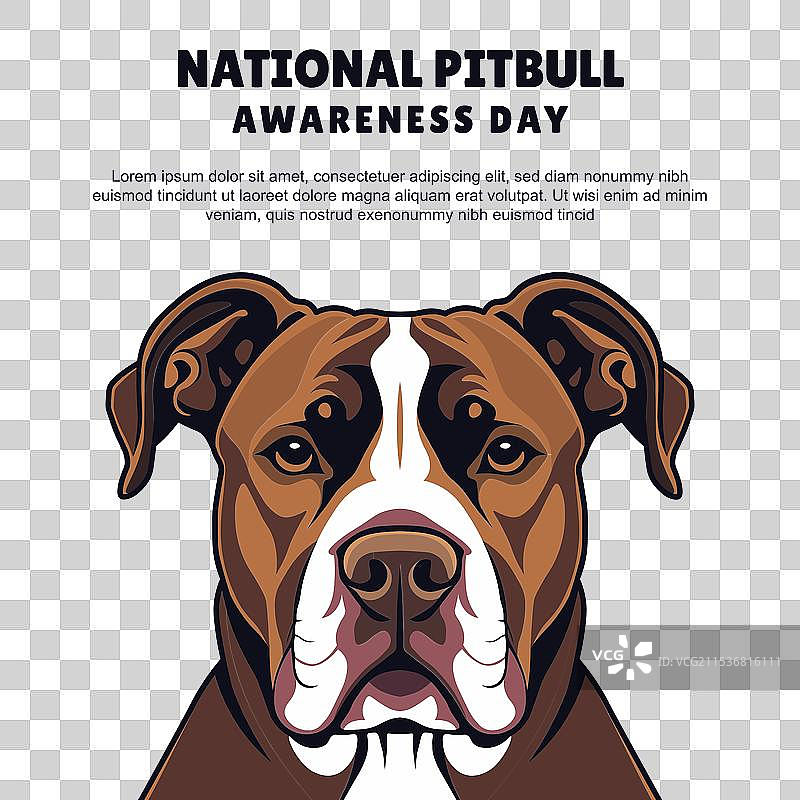 全国斗牛犬意识日背景图片素材