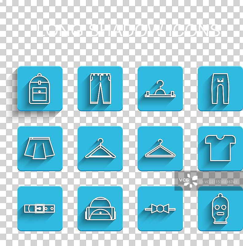 线条皮革腰带运动包背包领结图片素材