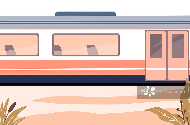 高铁站台风景图片素材