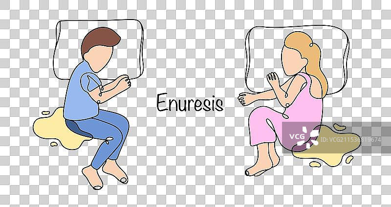 遗尿颜色图片素材