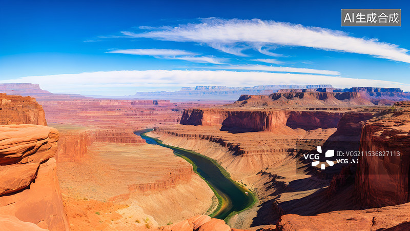 【AI数字艺术】峡谷秘境，荒漠奇观图片素材