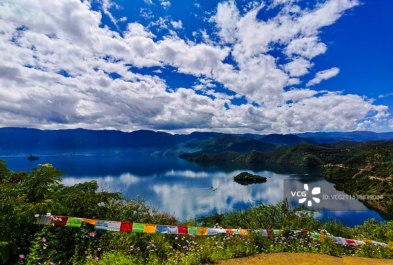 凉山州泸沽湖旅游景区图片素材