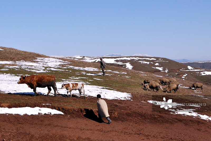 云南昭通大山包山色图片素材