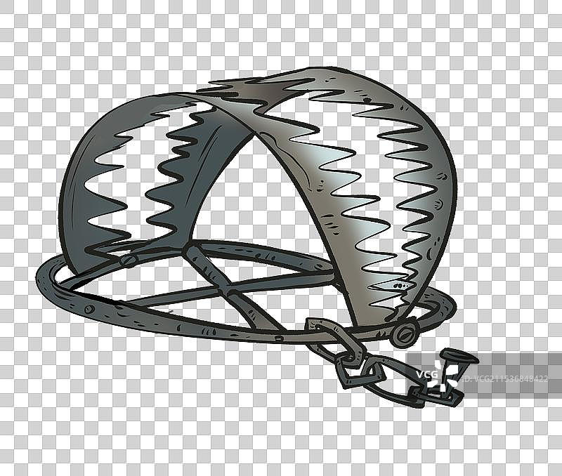 捕兽夹物件元素图片素材