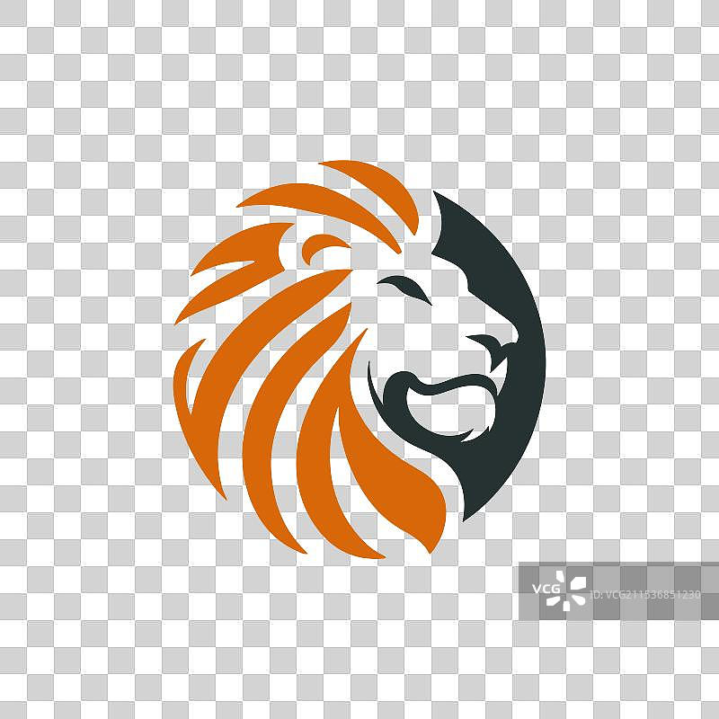 狮头标志图标艺术图片素材