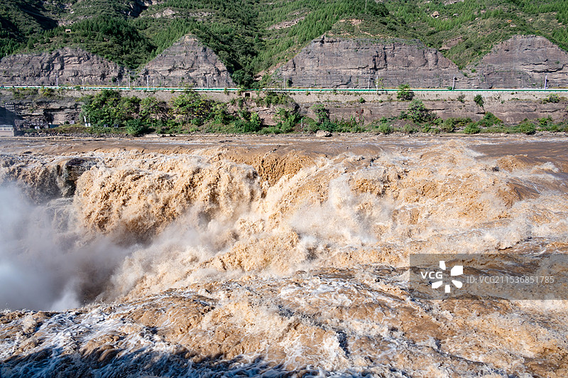 山西吉县壶口瀑布图片素材