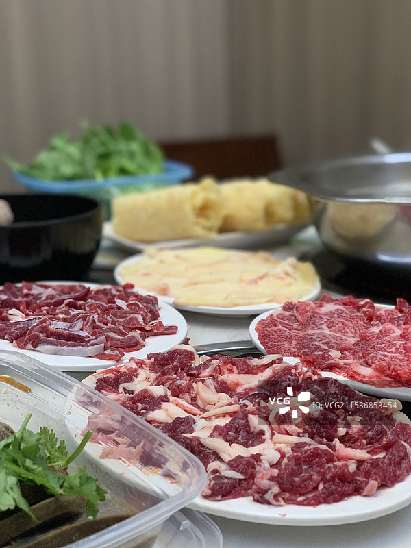 潮汕牛肉火锅图片素材