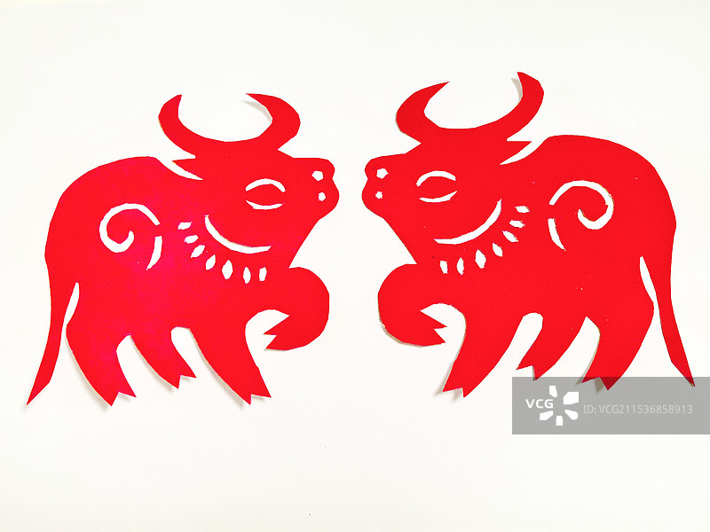 剪纸：牛图片素材