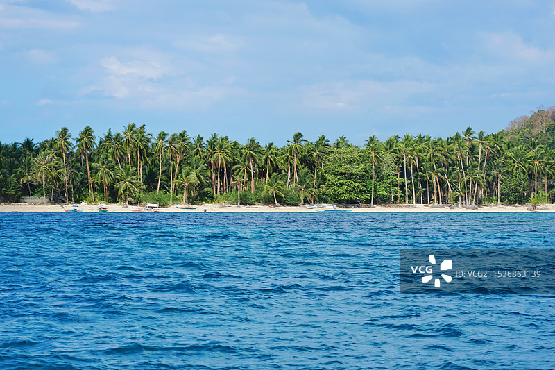 菲律宾，科隆岛Coron Island，Dimipak Island图片素材