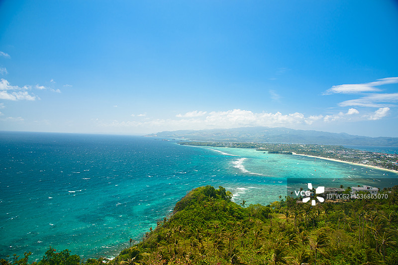 菲律宾长滩岛海景风光图片素材
