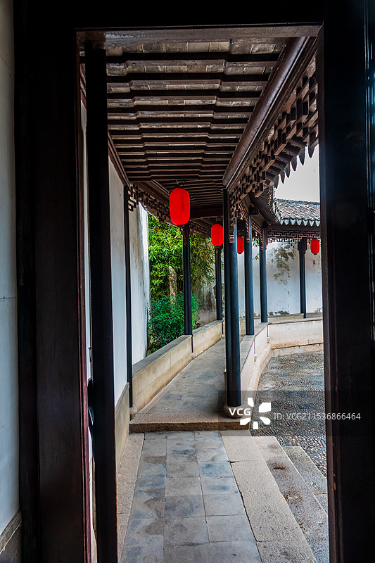 苏州园林之同里古镇崇本堂、嘉荫堂图片素材