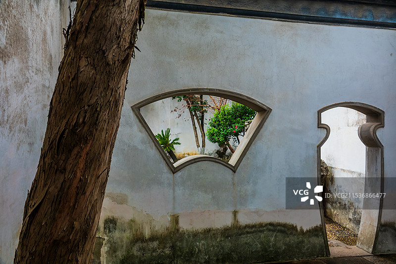 苏州园林之同里古镇崇本堂、嘉荫堂图片素材