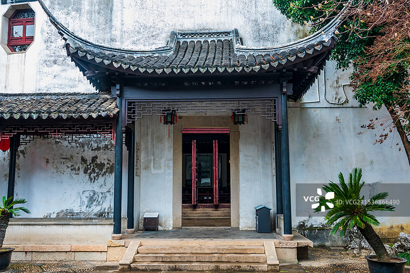 苏州园林之同里古镇崇本堂、嘉荫堂图片素材