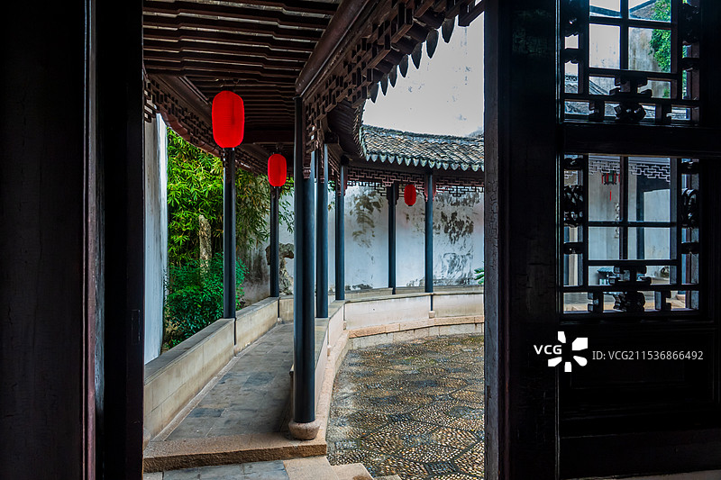 苏州园林之同里古镇崇本堂、嘉荫堂图片素材