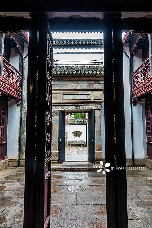 苏州园林之同里古镇崇本堂、嘉荫堂图片素材