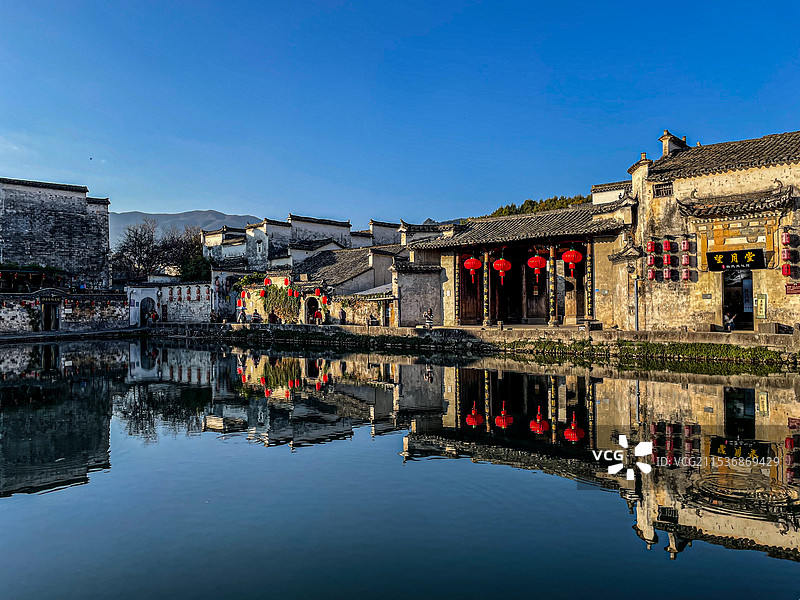 宏村月沼图片素材