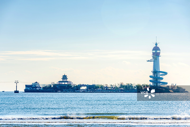 中国河北秦皇岛南戴河仙螺岛景区图片素材