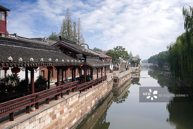 浙江省嘉兴市秀洲区新塍古镇图片素材