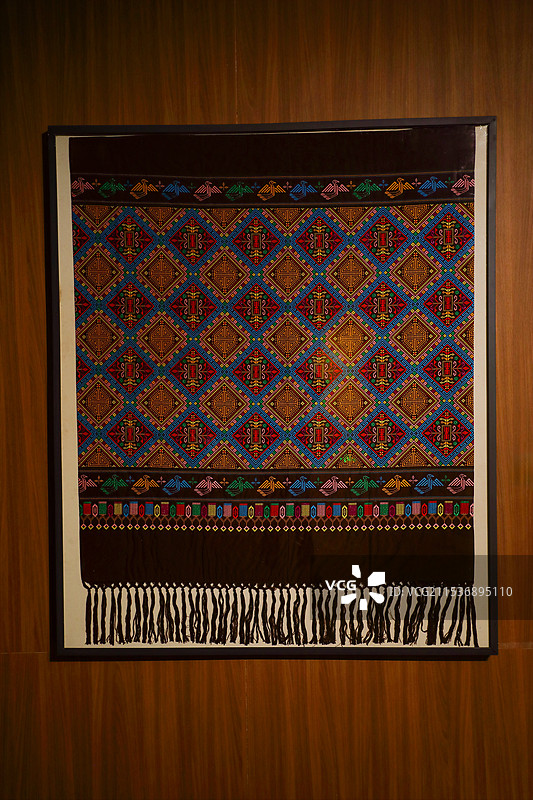 一幅美丽的壮锦图片素材