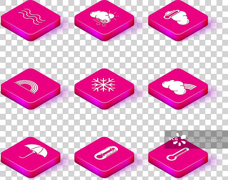 经典优雅的打开伞和温度计图片素材