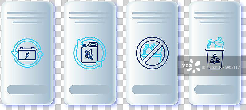 设置生物燃料罐，无垃圾电池图片素材